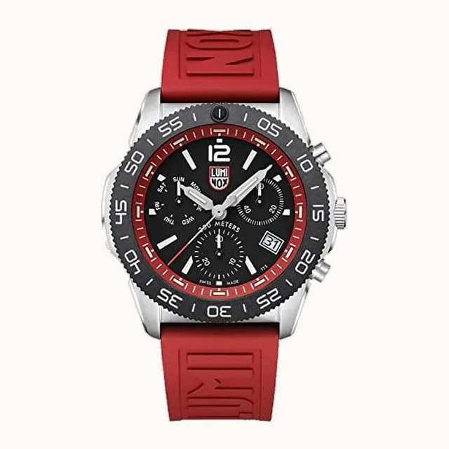 Pacific Diver Cronógrafo - Reloj para hombre - Reloj de buceo - Cuarzo suizo - Resistente al agua de 200 m - vid