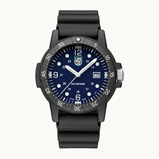 G Sea Bass - Reloj para hombre de 44 mm - Reloj militar - Función de fecha - Resistente al agua - 100 m - Relo
