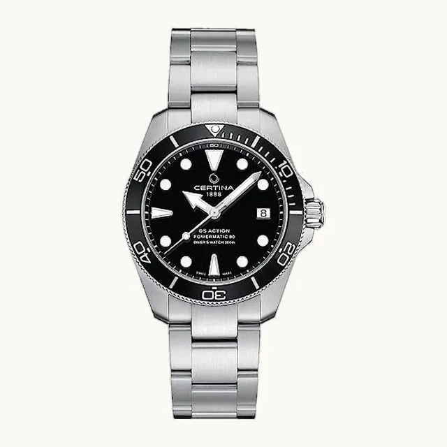 DS Action Diver Reloj automático suizo de 38 mm, Plateado