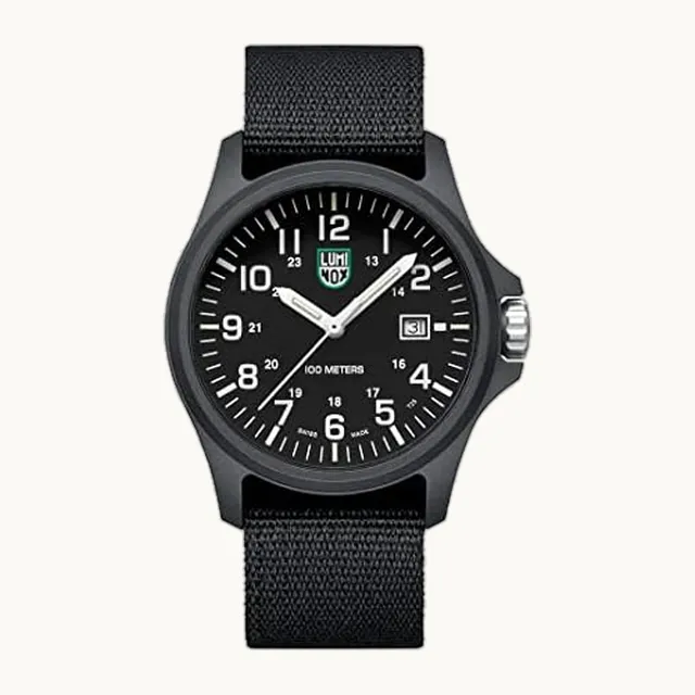 Colección G Reloj Patagonia para hombre 43mm - Reloj de buceo con fecha 100m resistente al agua - Varias varia