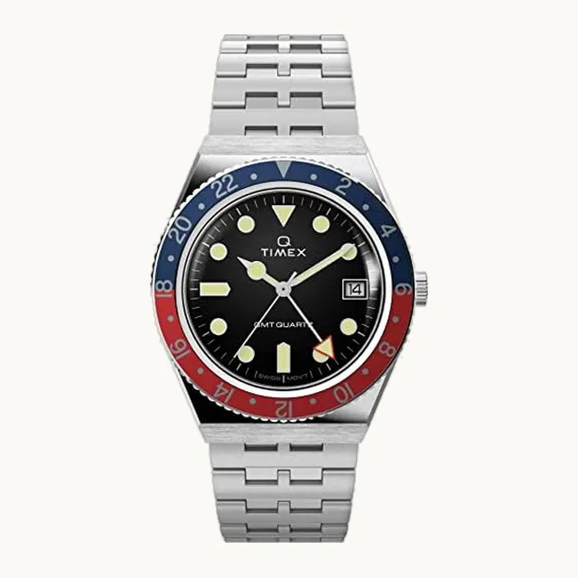 Q GMT - Reloj para hombre de 38 mm