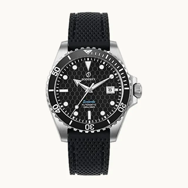 Relojes de buceo automáticos japoneses originales para hombre, caja de bronce con vidrio de zafiro, 100 m, imp