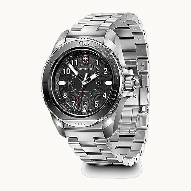 Herren-Uhr Journey 1884, Herren-Armbanduhr, analog, Quarz, Wasserdicht bis 200 m, Gehäuse-Ø 43 mm, Armband 21