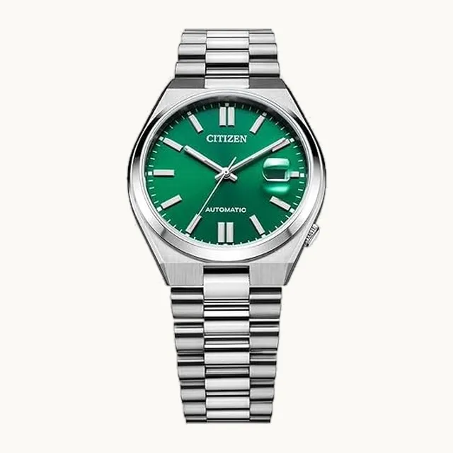 Reloj Tsuyosa NJ0150-81X Hombre Acero Automático Reloj de cuarzo, plateado, 40mm, Pulsera