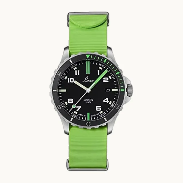 Reloj deportivo automático Escorpión, carcasa de acero inoxidable, cristal de zafiro, resistente al agua, fabricado