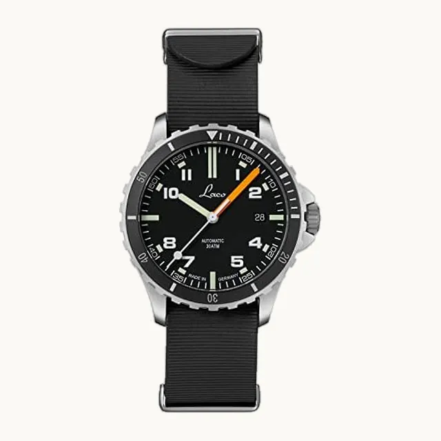 Reloj deportivo automático Escorpión, carcasa de acero inoxidable, cristal de zafiro, resistente al agua, fabricado