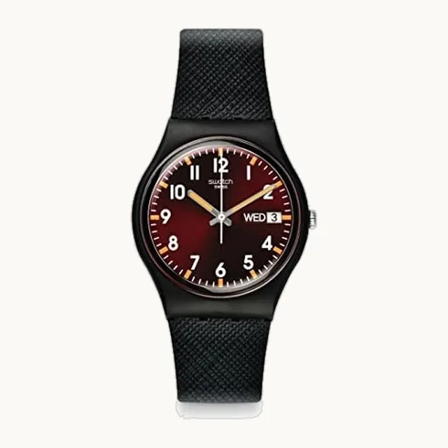 Reloj unisex de cuarzo, material biobtenido, casual, unisex, Rojo, Casual