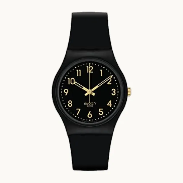 Reloj unisex de cuarzo, material biobtenido, casual, unisex, Negro, Casual