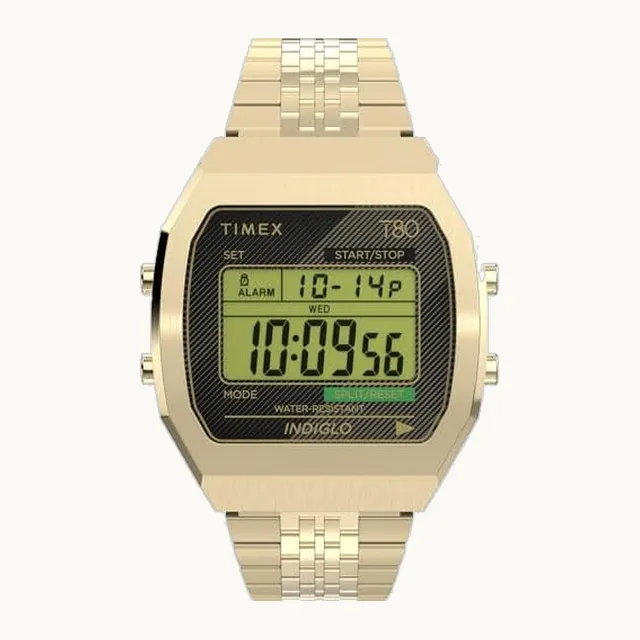 T80 Reloj unisex de acero de 36 mm