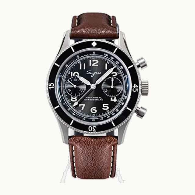 NIADI Sugess 1963 - Reloj de pulsera mecánico luminoso para hombre, con diseño de vidrio de zafiro ST1901