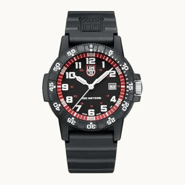 Reloj analógico de cuarzo suizo para hombre con correa de plástico XS.0335, negro, correa