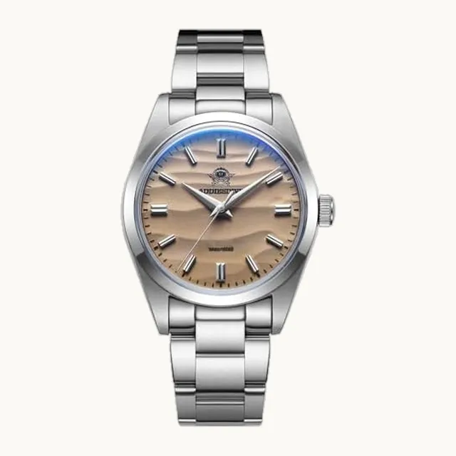 ADDIESDIVE Reloj de Cuarzo para Hombre 36 mm Analógico Confiable Movimiento Japonés, Resistente al Agua 100M, Cristal Mi