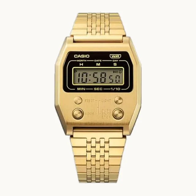 Reloj Casio Vintage A1100G-5EF Hombre Acero, Dorado, Vintage