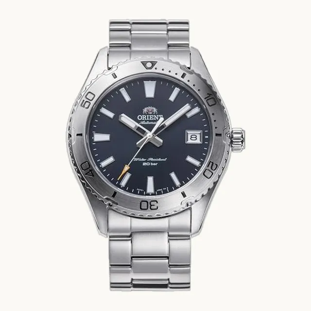 Reloj japonés automático de 40 mm estilo pants con vidrio de zafiro