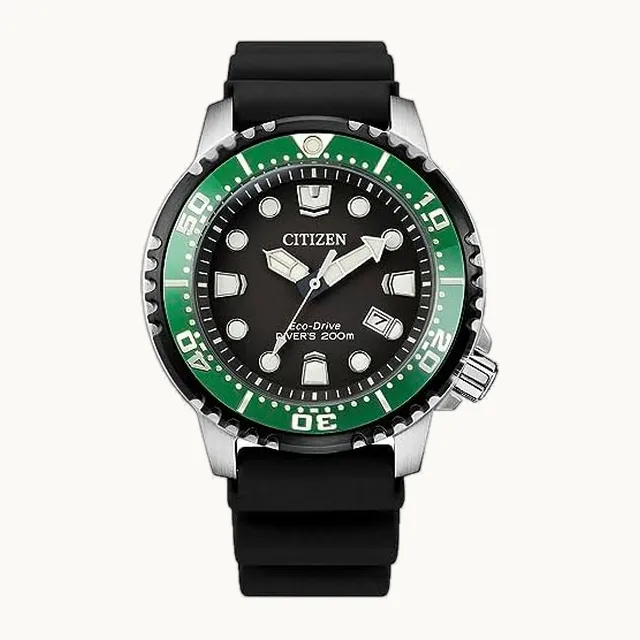 61454 Reloj Eco Drive Promaster Dive, Negro/Verde