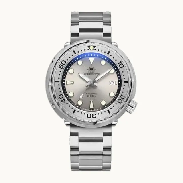 ADDIESDIVE Scuba - Reloj de Buceo Automático para Hombre, 300 M Resistente al Agua, Vidrio/Cristal de Zafiro, Luminiscen