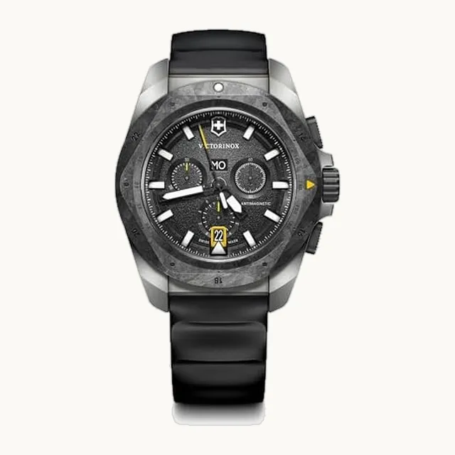Reloj de cuarzo analógico I.N.O.X. para hombre, resistente al agua hasta 200 m, diámetro de la caja: 43 mm, c