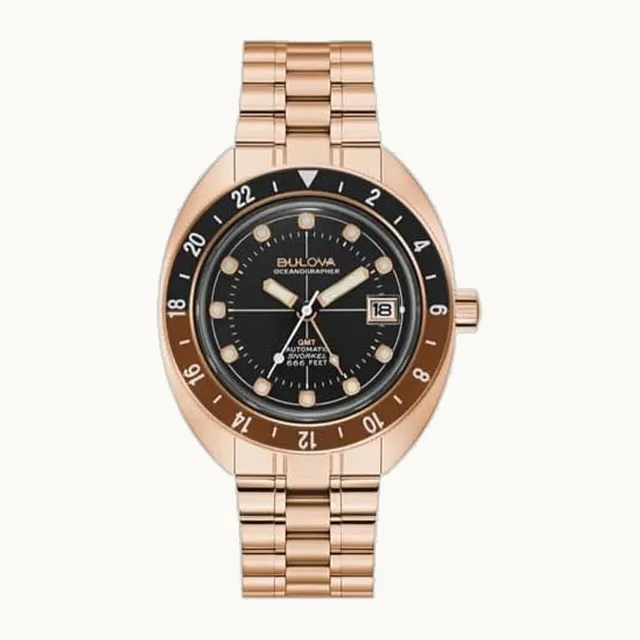 Reloj de Pulso Bulova Oceanographer GMT para Caballero 97B215