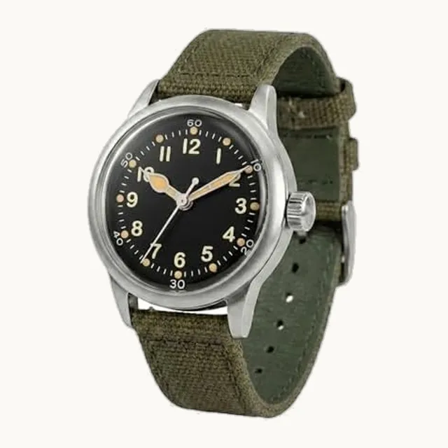 Reloj de servicio A-11 (Edición Tom Rice) - Relojes para hombres - A11 Militar - Vidrio zafiro/acrílico, esf
