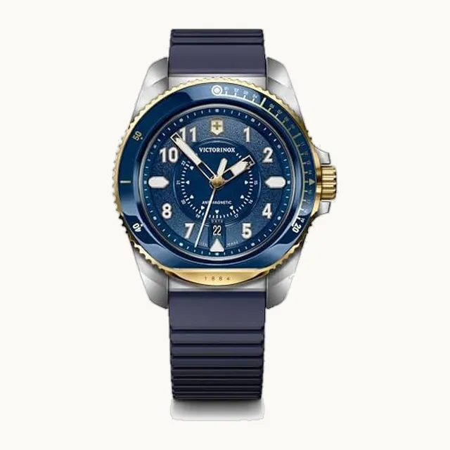 Reloj Journey 1884, Caballero, Correa Azul, 43 mm