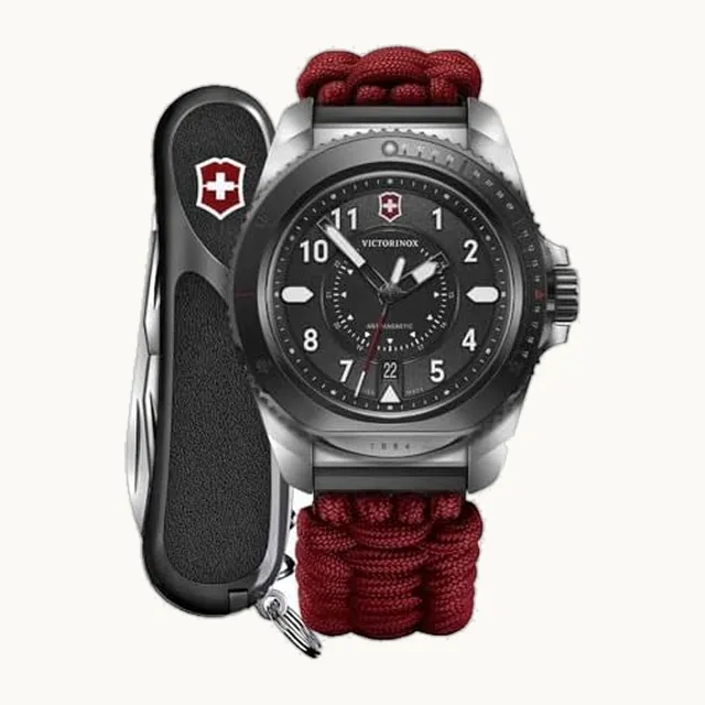Reloj V242016.1 Journey 1884 Edition, Rojo, Correa.