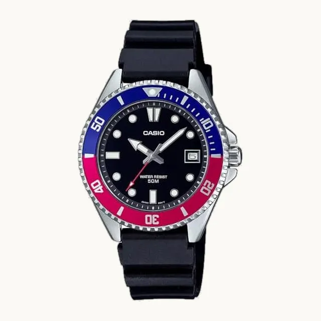 MDV-10-1A2VDF Reloj de buceo para hombre esfera negra