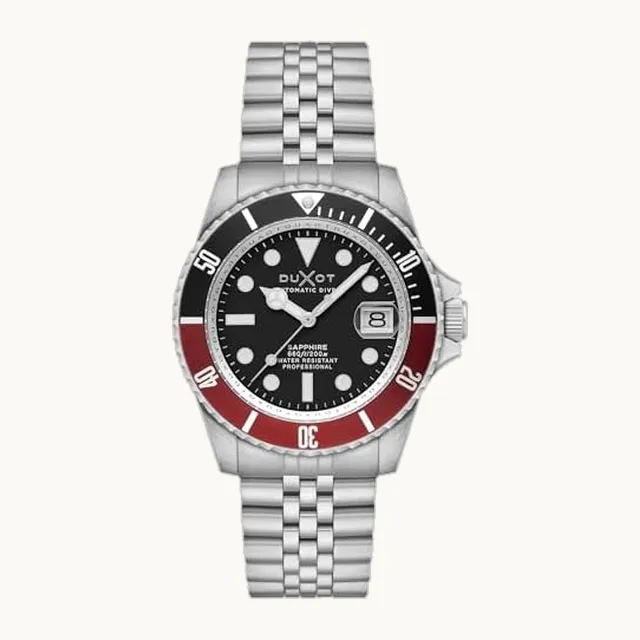 Atlantica - Reloj de buceo automático para hombre, movimiento japonés, caja de acero inoxidable de 42 mm, resisten