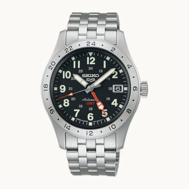 5 Sports 'Seiko 5 Sports Field GMT ''Sports Style'' Mechanical Automatic Winding (Hand Winding Included) Men's'