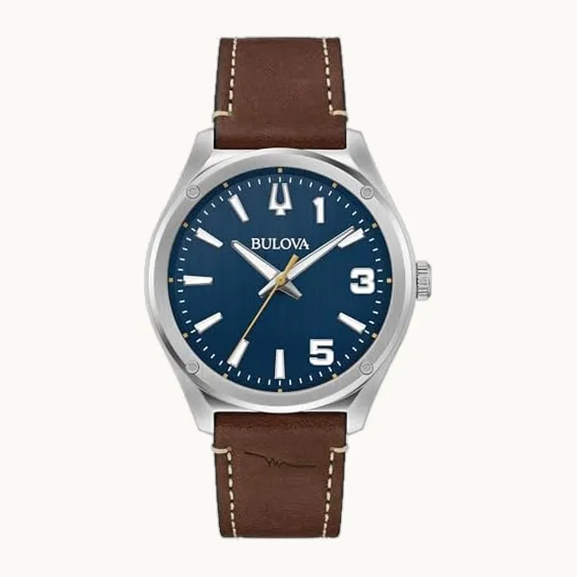Marc Anthony - Reloj deportivo de cuarzo con correa de acero inoxidable, vidrio de zafiro