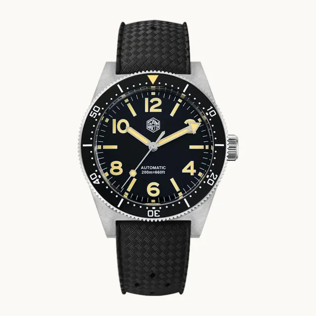1963 Watch San Martin SN0139 - Reloj de pulsera para hombre, de 39 mm, 20 bares, NH35, automático, mecánico de lujo, res