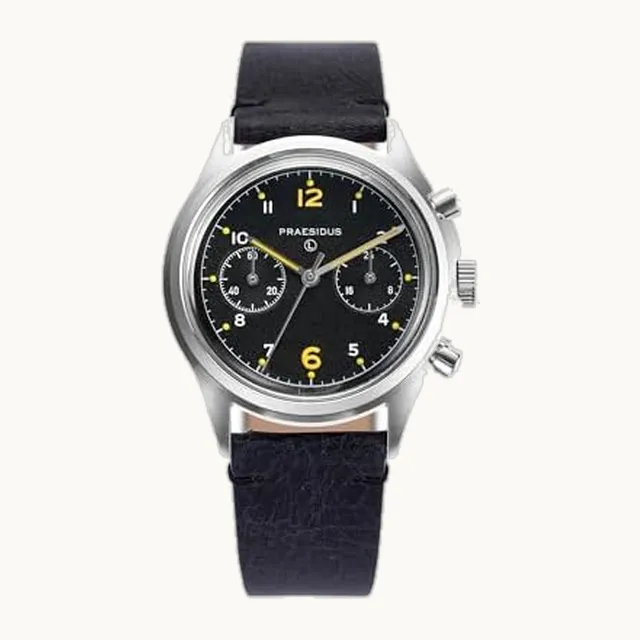 π£π₯πππ¦πππ¨π¦ | π£ππ-π³π² - Reloj cronΓ³grafo, relojes de pulsera para hombre - Piloto militares - Caja de 38 mm, ensa