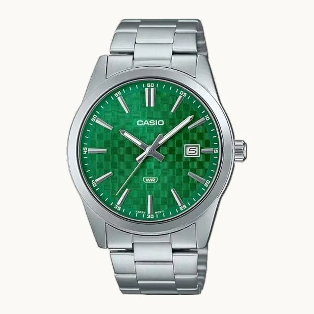 MTP-VD02B-1EUDF - Reloj para hombre, esfera negra