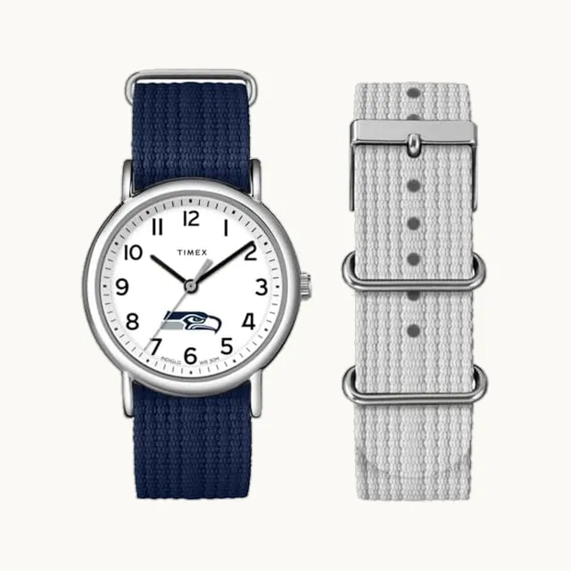 Juego de caja de fin de semana unisex de 38 mm - Seattle Seahawks, Azul