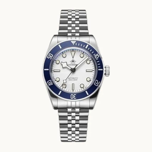 ADDIESDIVE ADDIEDIVE - Reloj de buceo con esfera de 39 mm BGW9 luminoso analógico de acero inoxidable NH35A movimiento a
