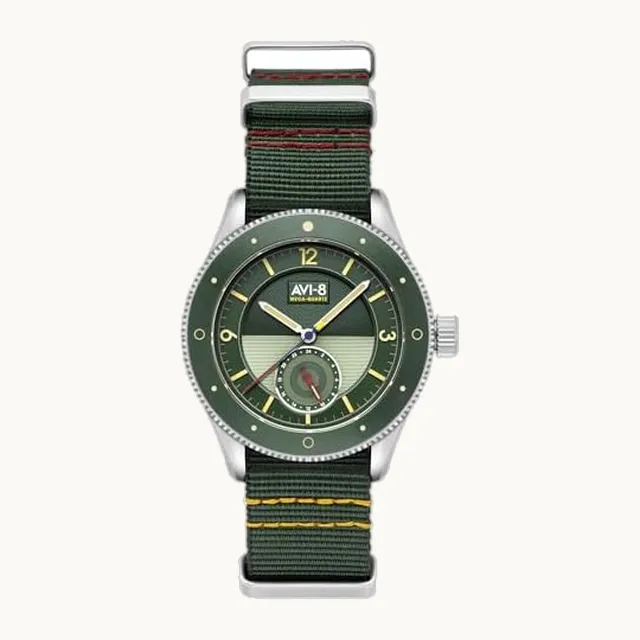 Flyboy Airmaster Sector Reloj de cuarzo con correa de nailon AV-4112 para hombre