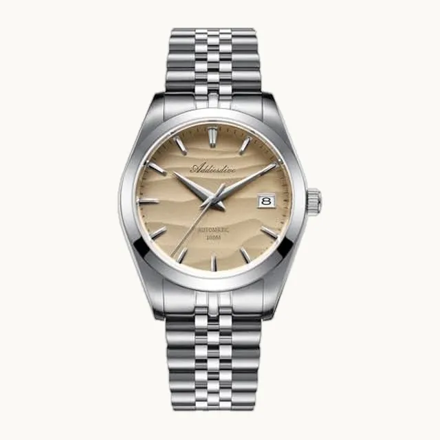 ADDIESDIVE - Reloj automático de lujo para hombre, de 39 mm, esfera analógica, correa de acero jubilar, movimiento NH35A