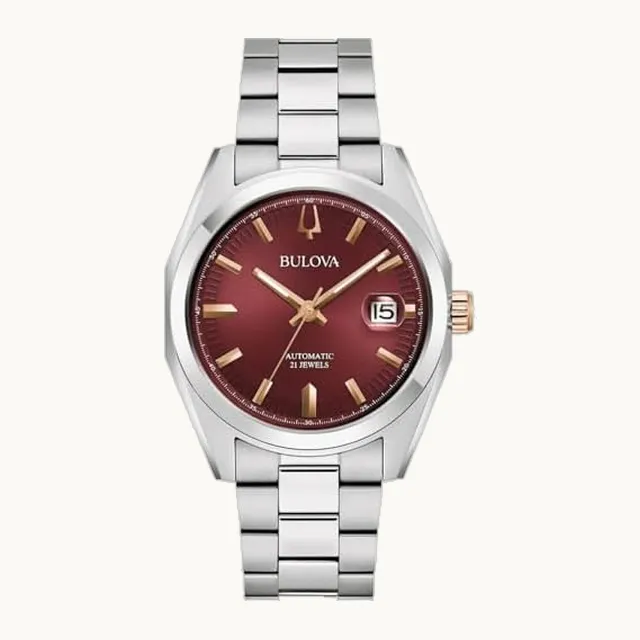 Reloj automático 98B422, plata, pulsera, plateado, Pulsera