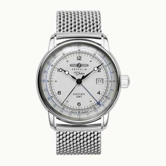 Reloj automático 8666M-1, Blanco, Pulsera