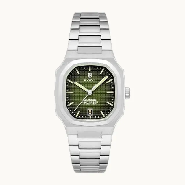 DX-2069 - Reloj automático Colmar de 38 mm con pulsera de acero inoxidable macizo