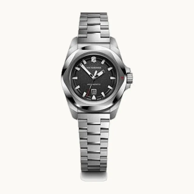 Reloj I.N.O.X. Small Para Dama, Brazalete de Acero, Negro, 32 mm