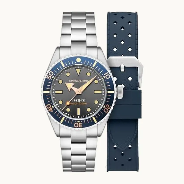 Reloj automático SP-5097-77 para hombre, color plateado [importación paralela], Pistola metalizada, Tipo de pu