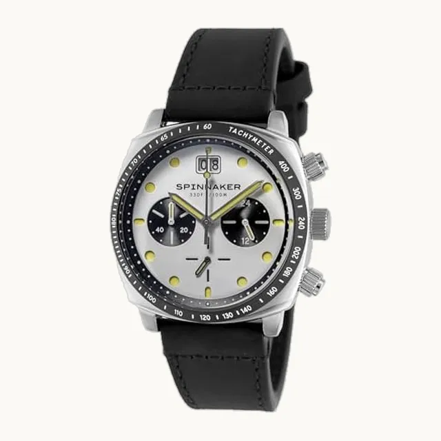 Reloj de pulsera para hombre Hal Cronógrafo SP-5068-07 (importación paralela), Blanco 100Piezas