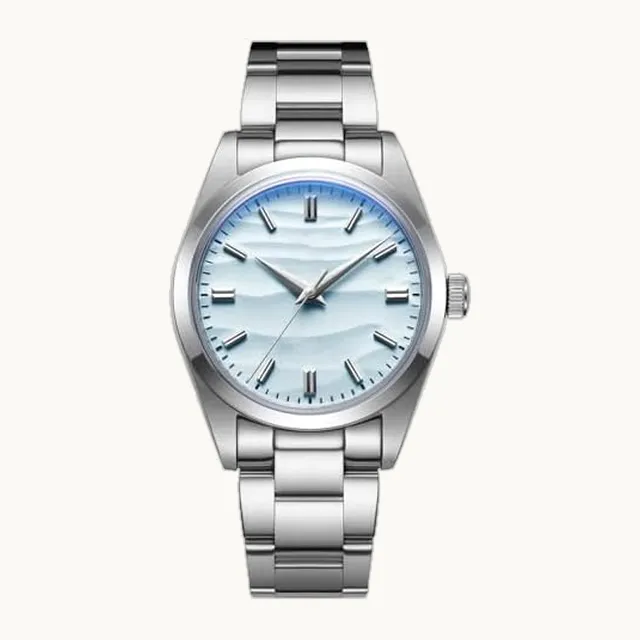 ADDIESDIVE - Relojes de cuarzo analógicos para hombre, 100 m, impermeables, de acero inoxidable, para hombre, sin logoti