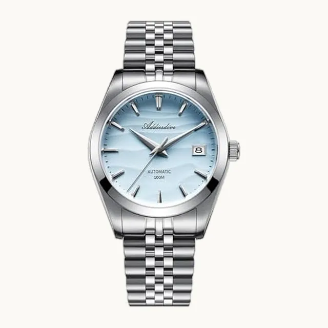 1963 Watch Addiesdive AD2059 - Reloj mecánico NH35 con esfera de arena de 39 mm para hombre, vidrio de zafiro, resistent