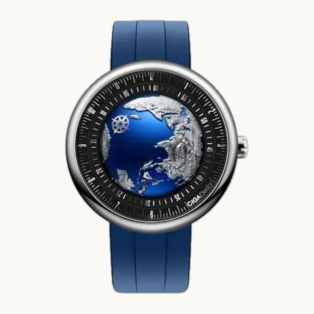 Reloj mecánico automático Blue Planet II Luminous Edition U Series Caja de acero inoxidable con