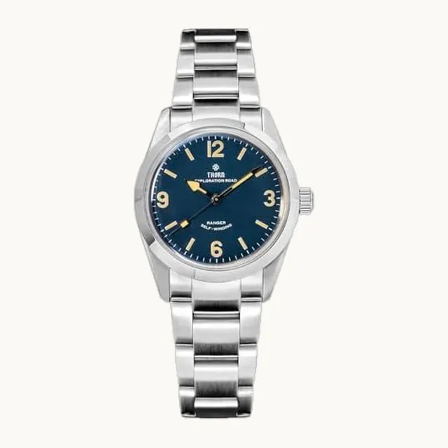 Thorn T003 PT5000 - Reloj mecánico automático para hombre, 34 mm, vidrio de zafiro, 100 m, r