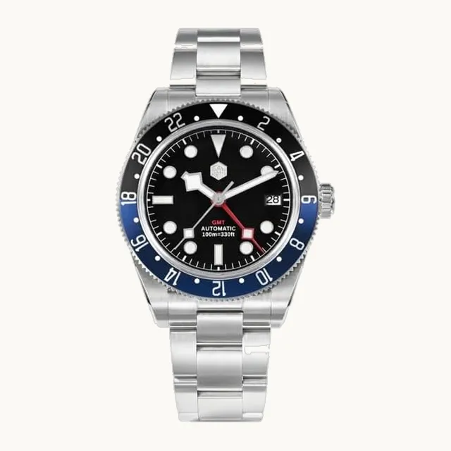 San Martin SN0109G V2 Reloj automático para hombre, NH34 movimiento 39 mm relojes de buceo