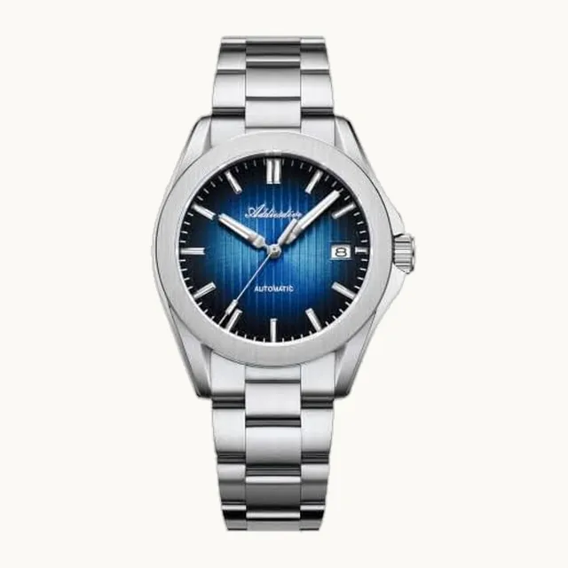 ADDIESDIVE - Reloj automático de negocios para hombre, de lujo, NH35, vidrio de zafiro, esfera cepillada, luminosa, resi