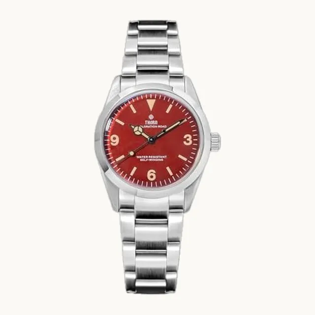 Thorn T005 - Reloj mecánico de lujo para hombre, 34 mm, PT5000, vidrio de zafiro abovedado
