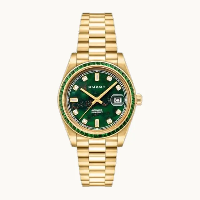 Serenata - Reloj automático de edición limitada para hombre, 40 mm, con pulsera de acero inoxidable macizo DX-2058